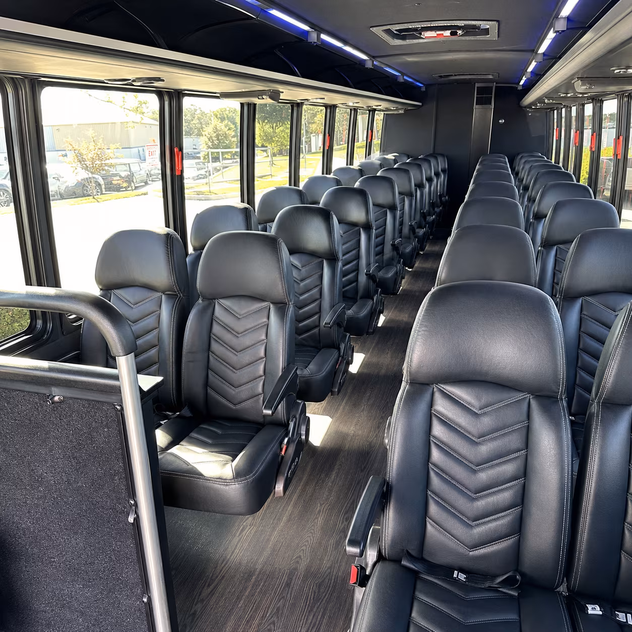 Colorado Springs School Event Transportation party bus exterior
